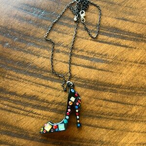 Stone necklace High Heel